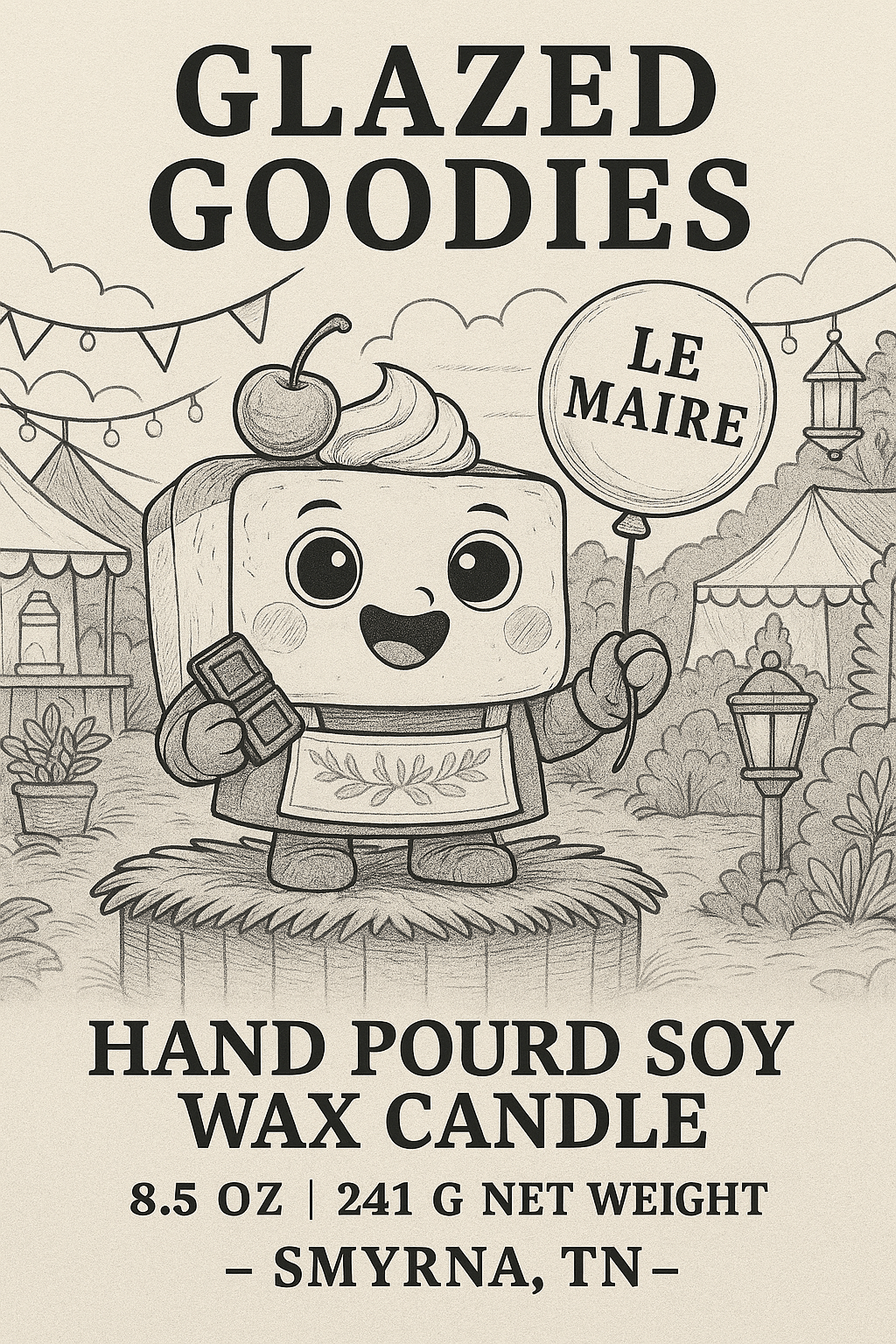 Glazed Goodies (Cheesecake) Soy Wax CandleCandlesLe Maire