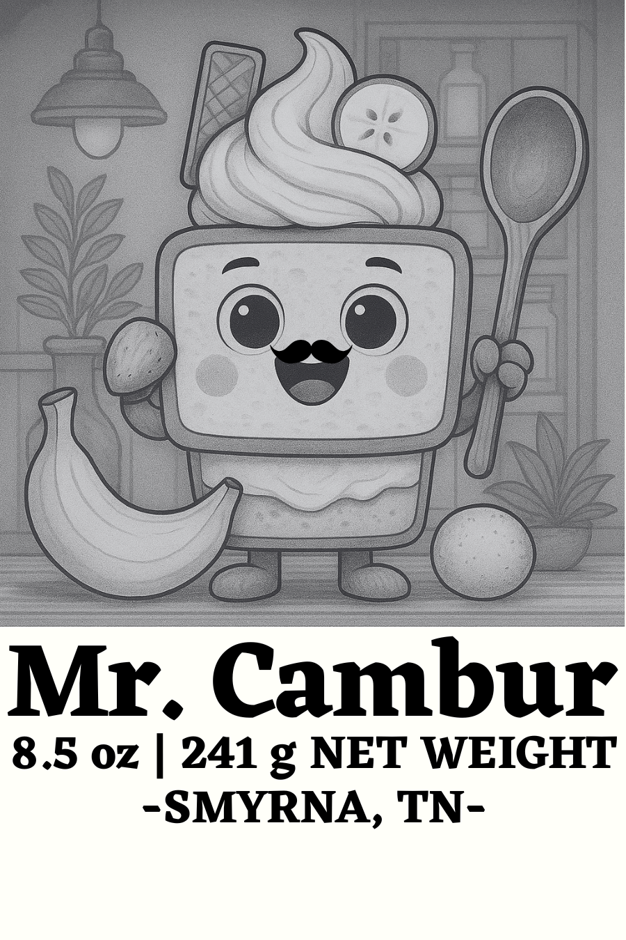 Mr. Cambur (Banana Pudding) Soy Wax CandleCandlesLe Maire