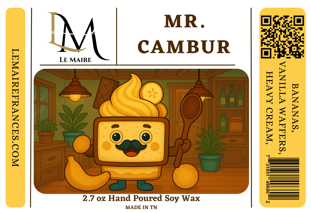 Mr. Cambur (Banana Pudding) Soy Wax MeltWax MeltLe Maire