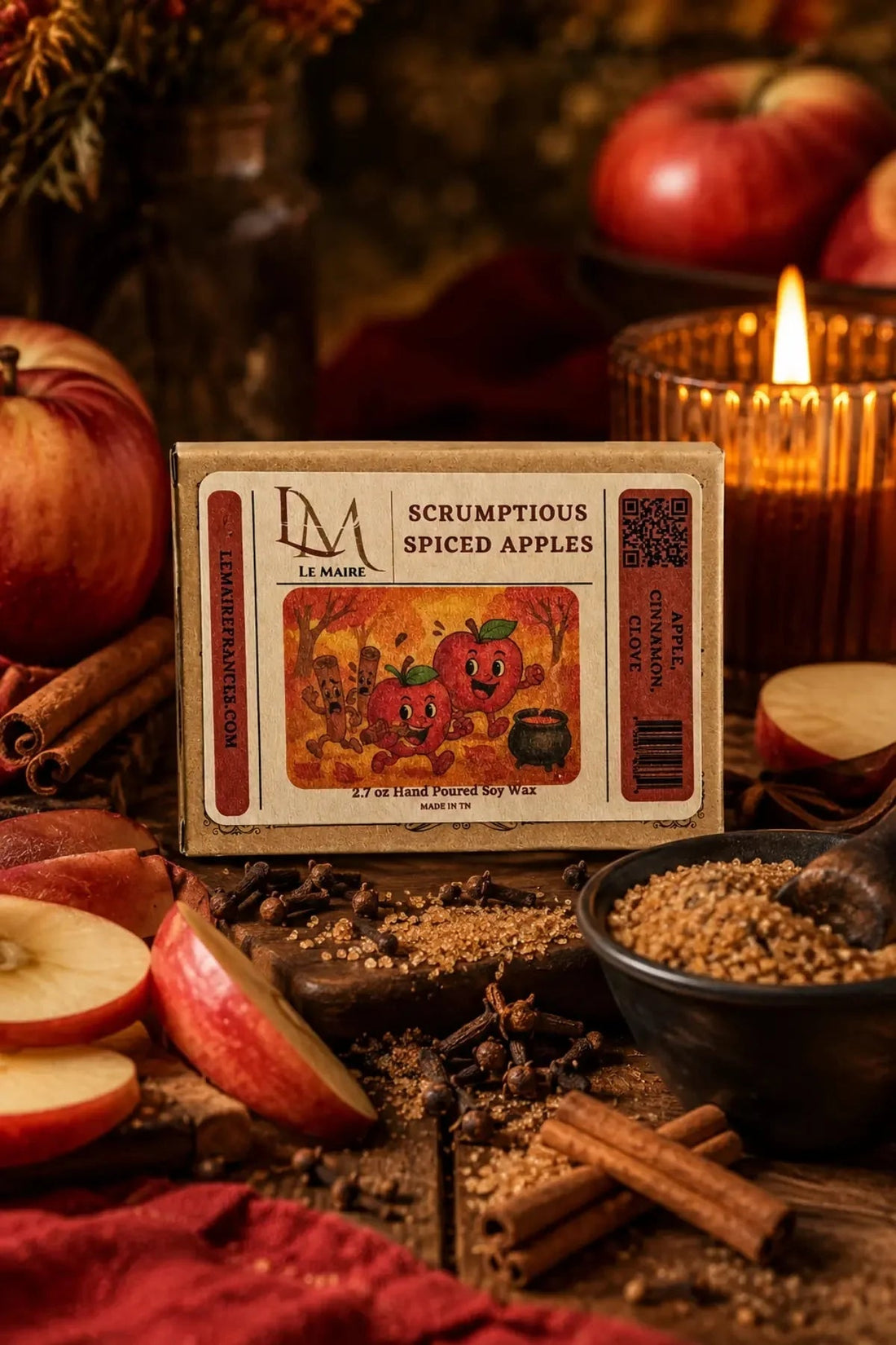 What Do Apple Cinnamon Wax Melts Smell Like? Meet Scrumptious Spiced Apples - Le Maire