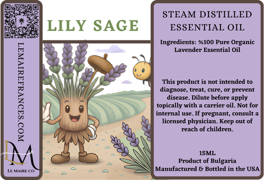 Essential Oil: Lavender (Bulgaria) | 100% Pure Steam Distilled | Lily Sage™