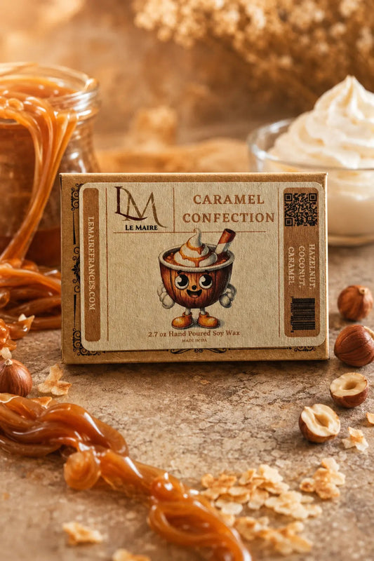 Caramel Confection handmade soy wax melt product image | Le Maire