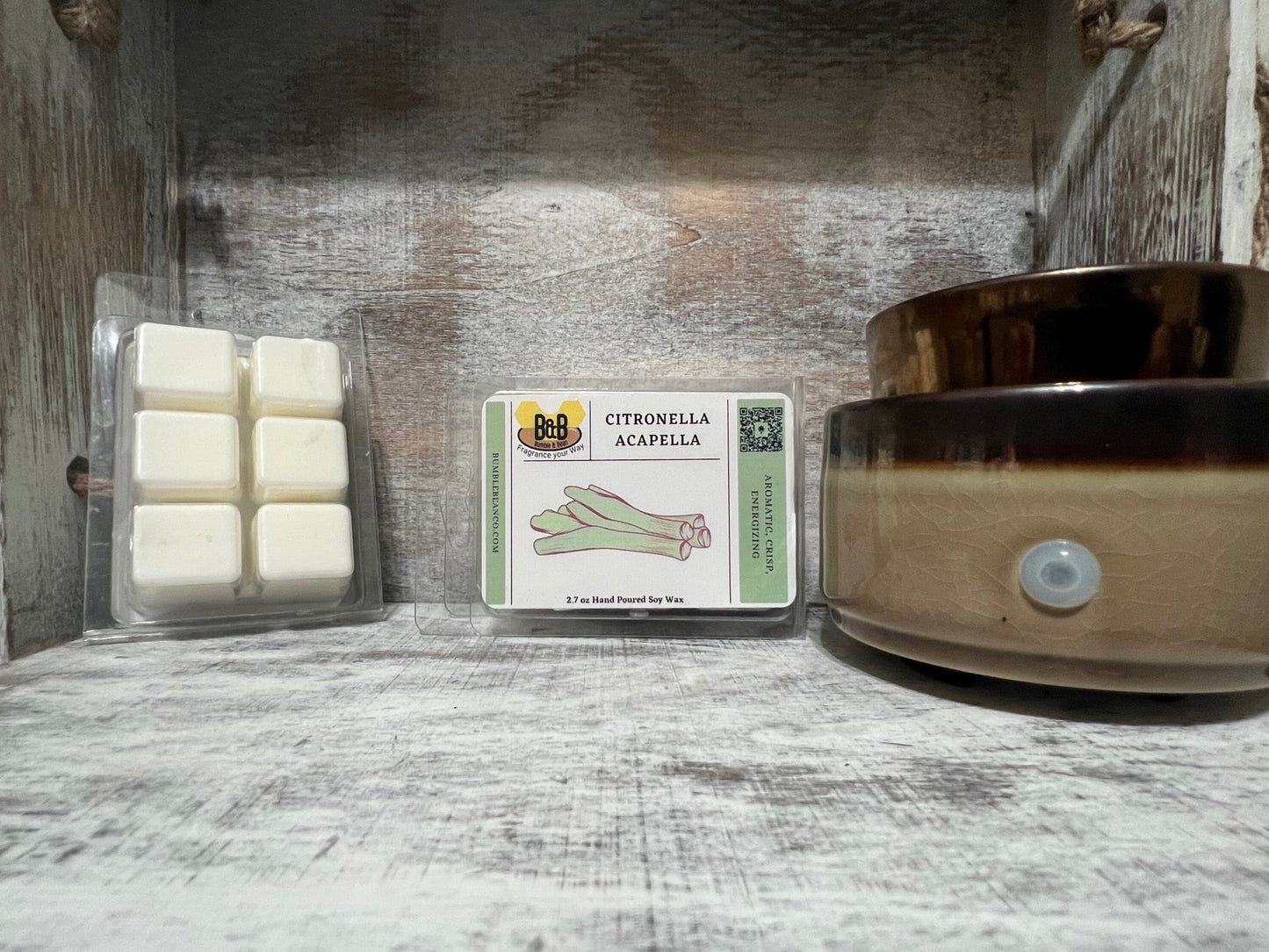 Citronella Acapella handmade soy wax melt, product image 5 | Le Maire