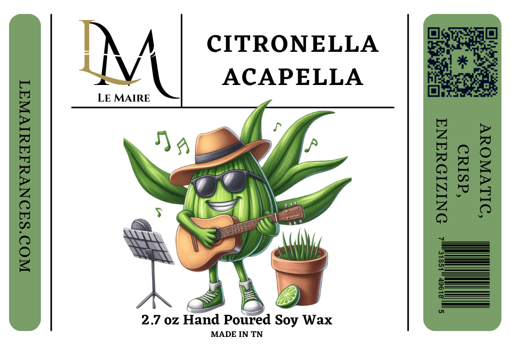 Citronella Acapella Soy Wax MeltWax MeltLe Maire