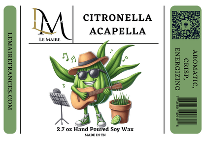 Citronella Acapella Soy Wax MeltWax MeltLe Maire