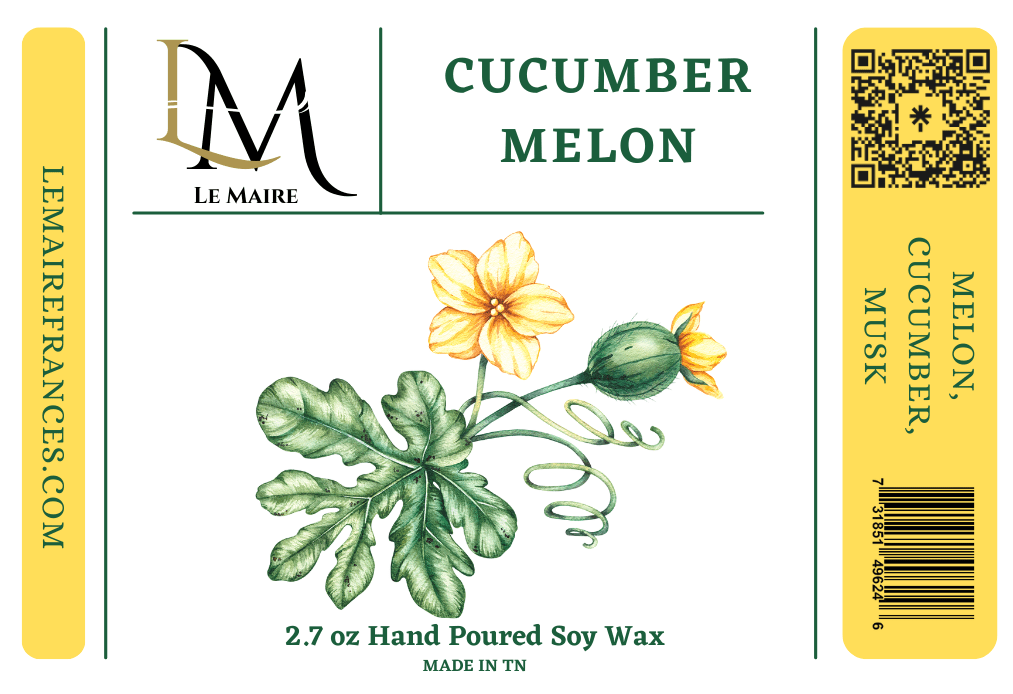 Cucumber Melon | Handmade Soy Wax MeltWax MeltLe Maire