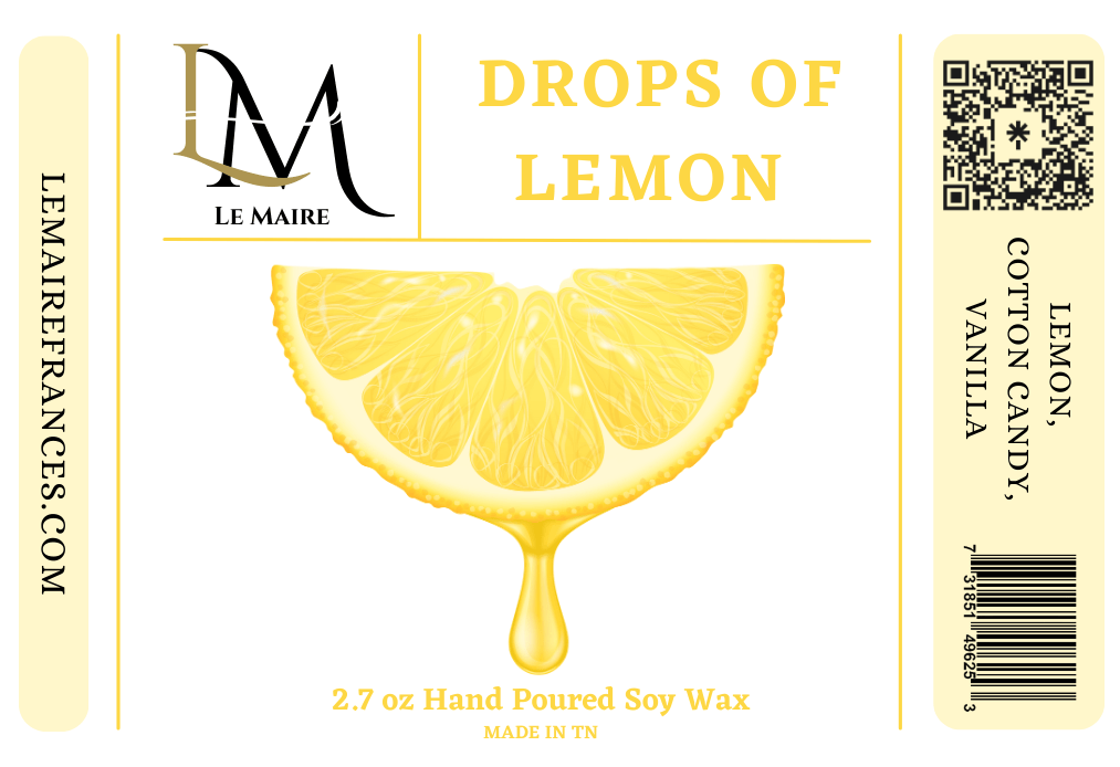 Drops of Lemon Soy Wax MeltWax MeltLe Maire