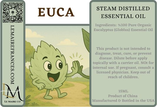 Essential Oil: Eucalyptus (Globulus) | 100% Pure Steam Distilled | Euca™Essential OilLe Maire