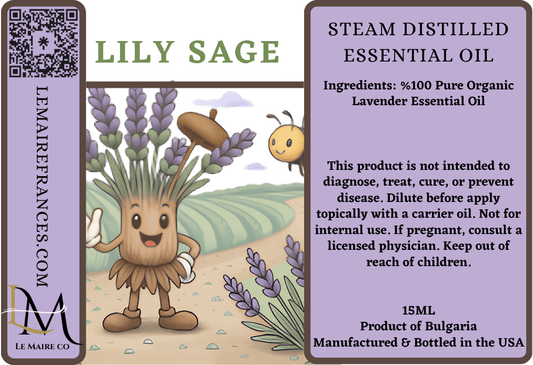Essential Oil: Lavender (Bulgaria) | 100% Pure Steam Distilled | Lily Sage™Essential OilLe Maire