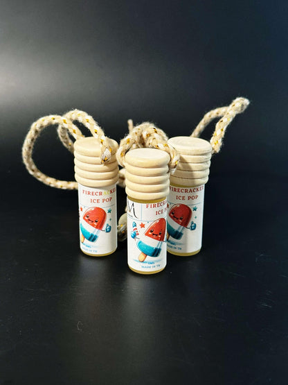 Firecracker Ice Pop wax melt styled with cherry, lemon and blue raspberry accents | Le Maire