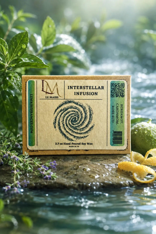 Interstellar Infusion handmade soy wax melt product image | Le Maire