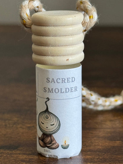 Sacred Smolder handmade candle, wax melt or car air freshener product view 9 | Le Maire