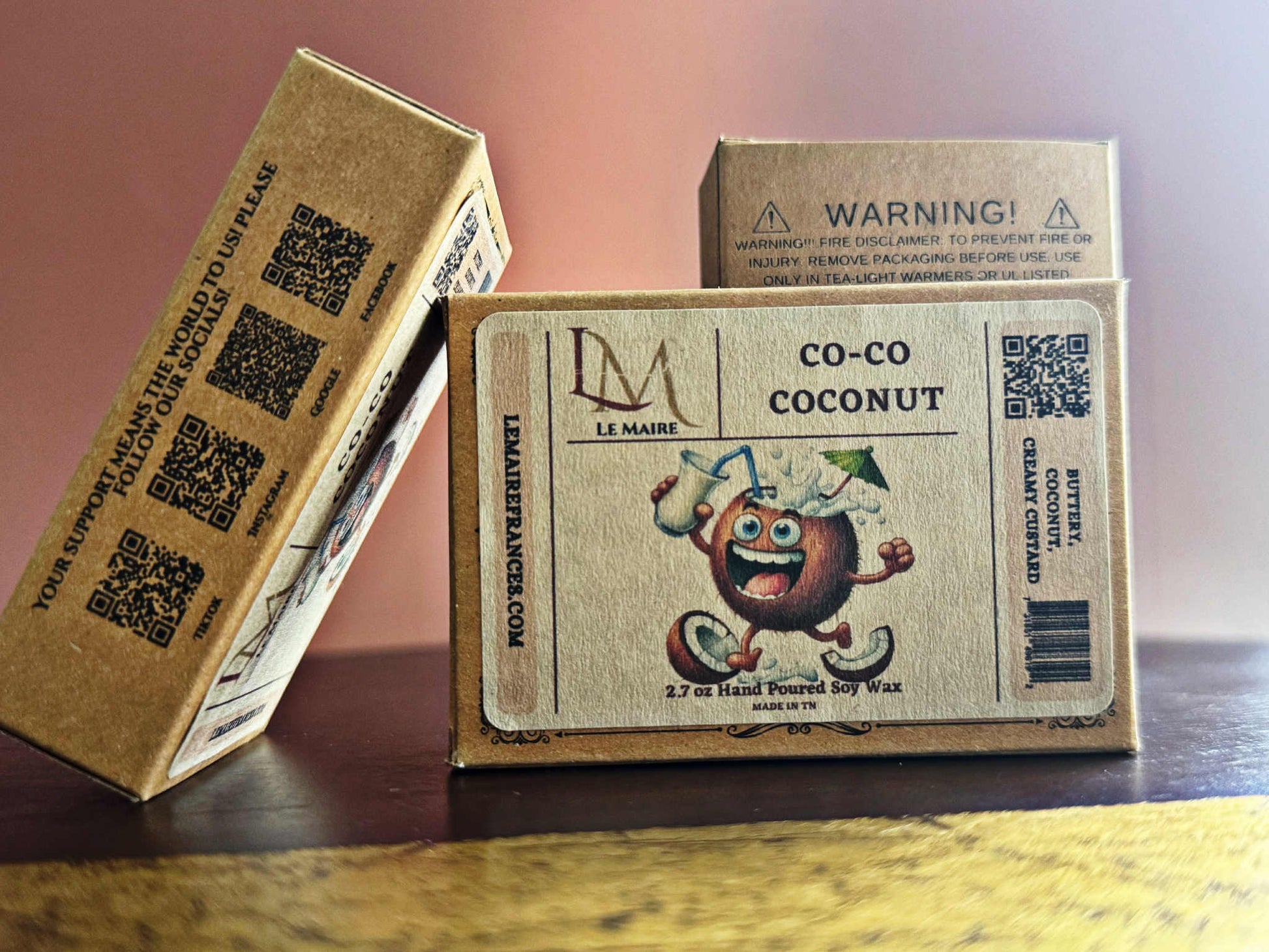 Soy Wax Melt: Co - Co Coconut | Le MaireWax MeltLe Maire