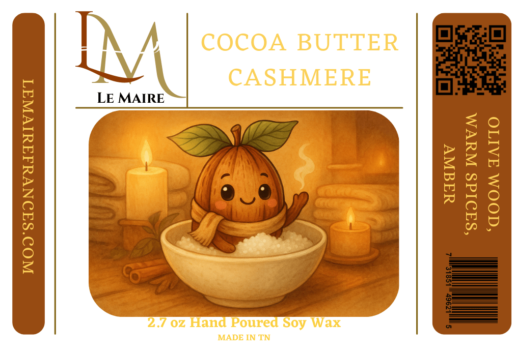 Soy Wax Melt: Cocoa Butter Cashmere | Le MaireWax MeltLe Maire
