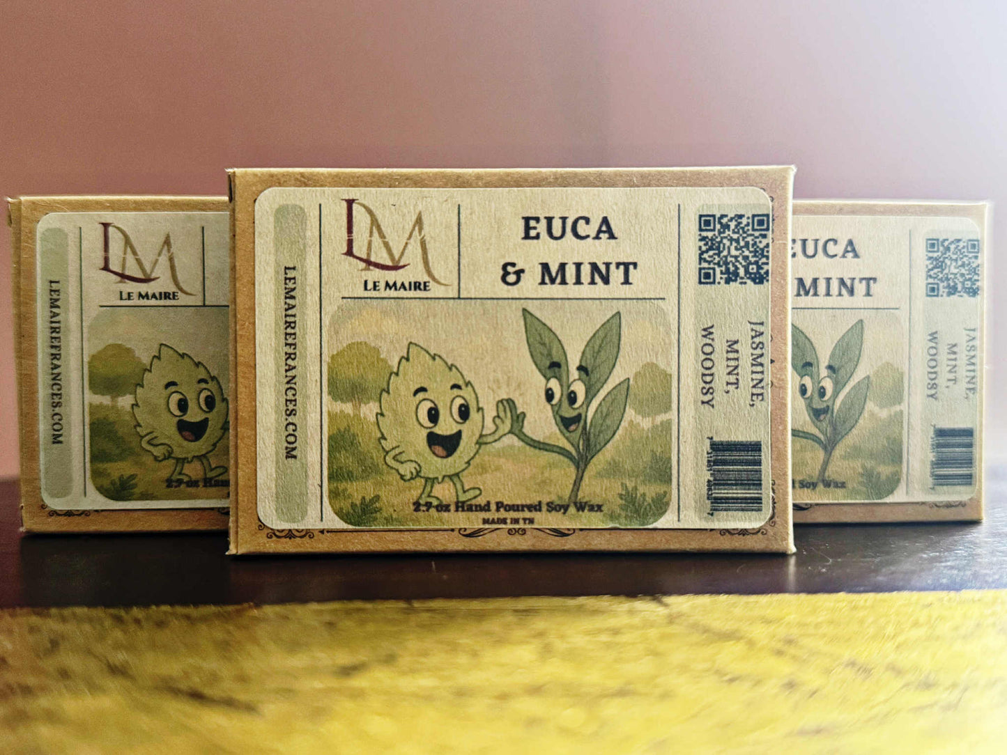 Soy Wax Melt: Eucalyptus & Spearmint (Euca & Minty) | Le MaireWax MeltLe Maire