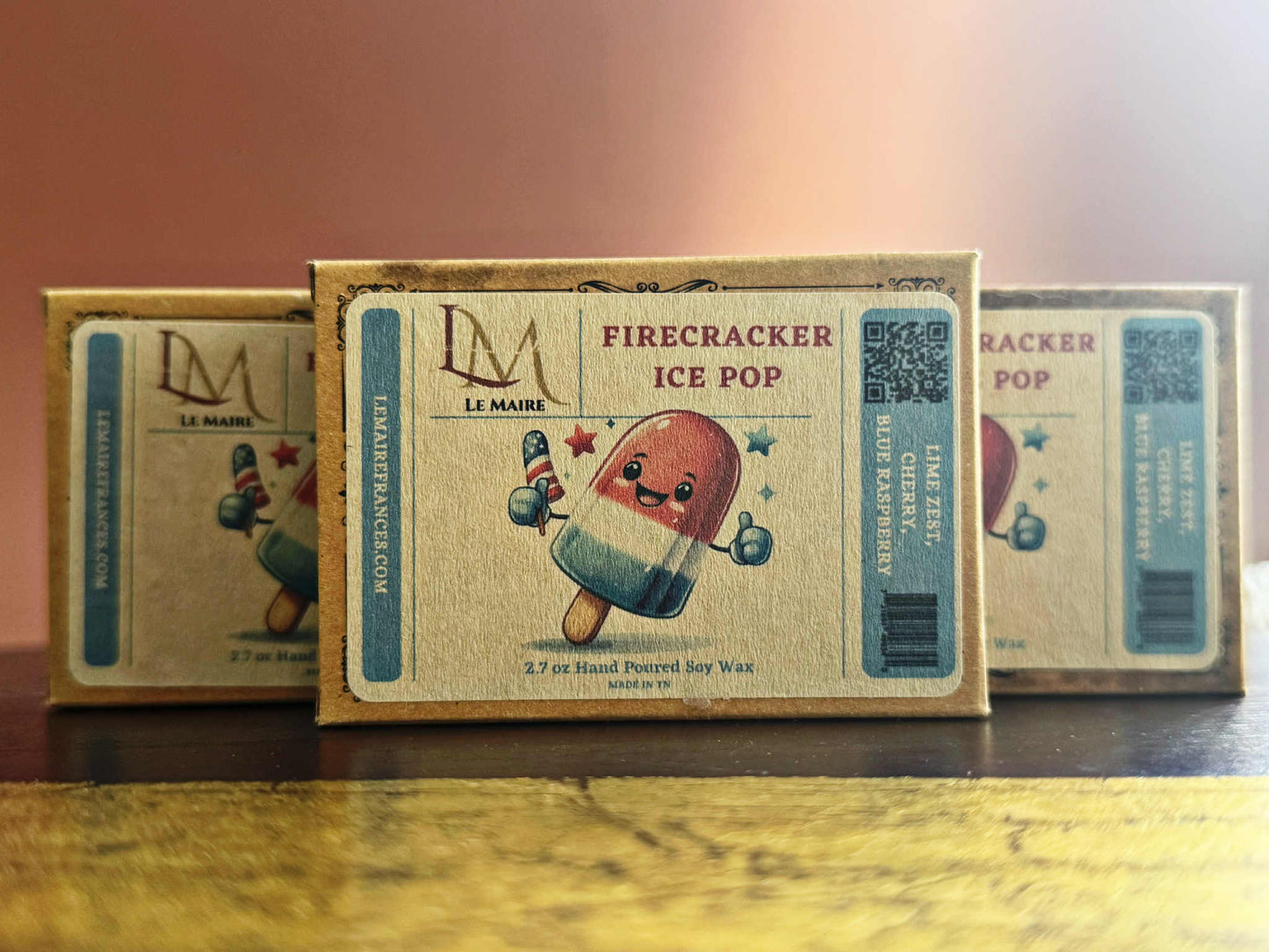 Soy Wax Melt: Firecracker Ice Pop | Le MaireWax MeltLe Maire