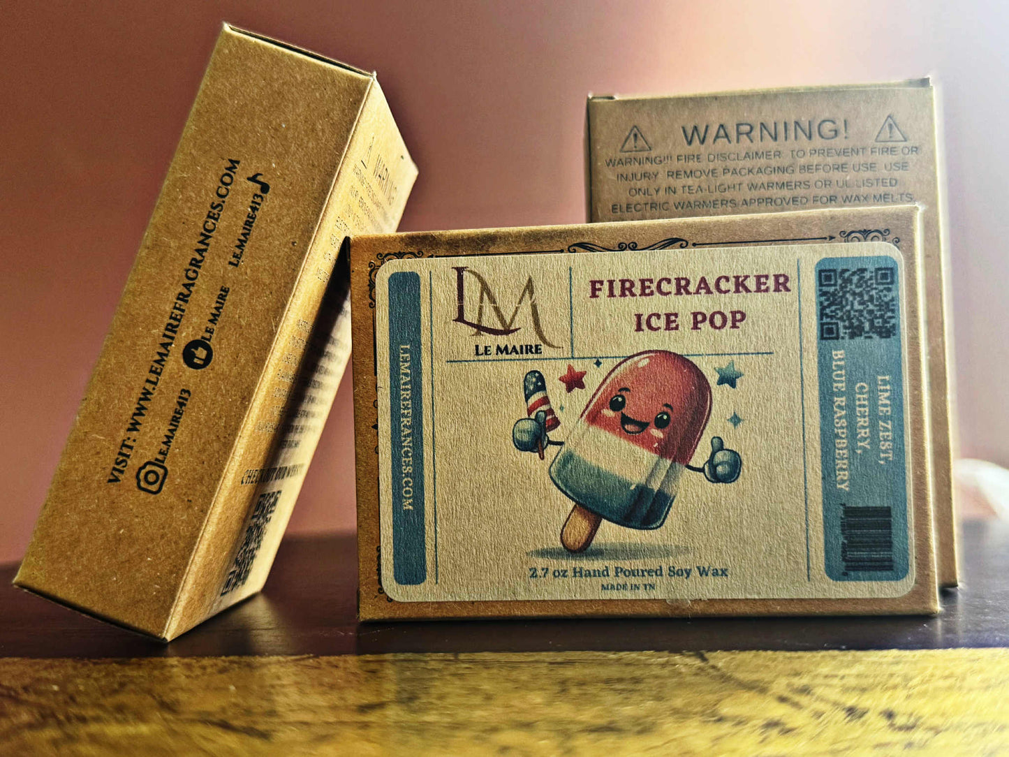 Soy Wax Melt: Firecracker Ice Pop | Le MaireWax MeltLe Maire