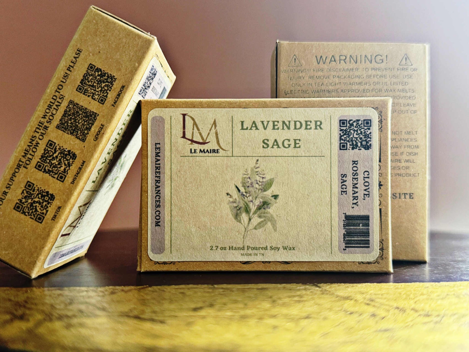 Soy Wax Melt: Lavender Sage | Le MaireWax MeltLe Maire