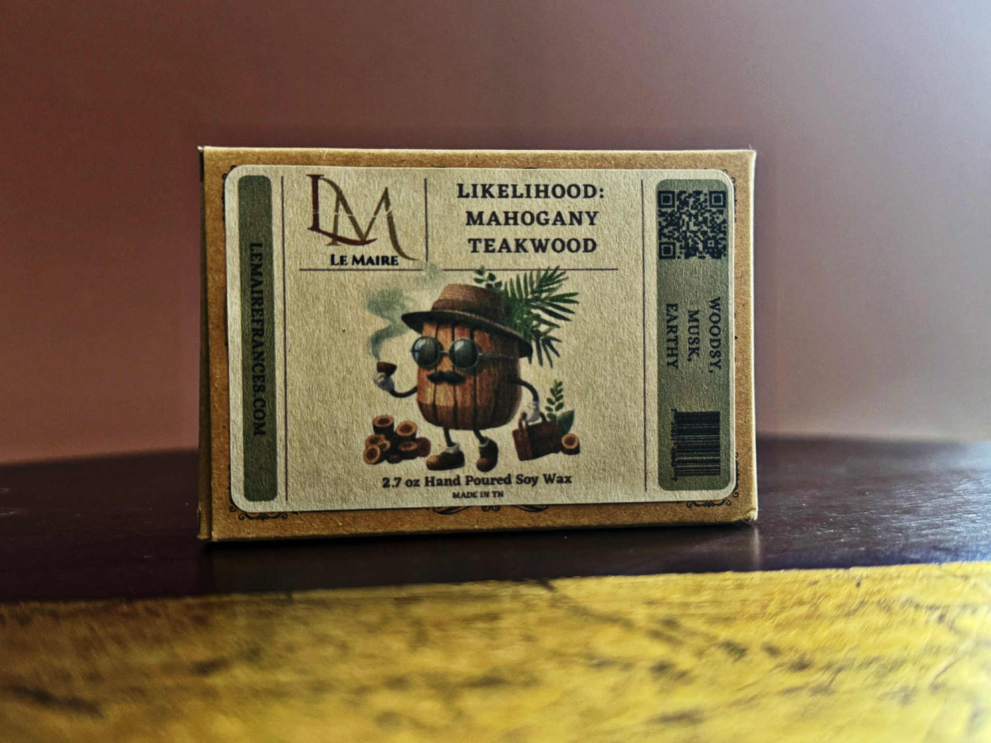 Soy Wax Melt: Likelihood Mahogany Teakwood | Le MaireWax MeltLe Maire