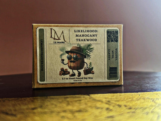 Soy Wax Melt: Likelihood Mahogany Teakwood | Le MaireWax MeltLe Maire