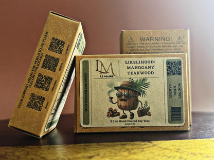 Soy Wax Melt: Likelihood Mahogany Teakwood | Le MaireWax MeltLe Maire