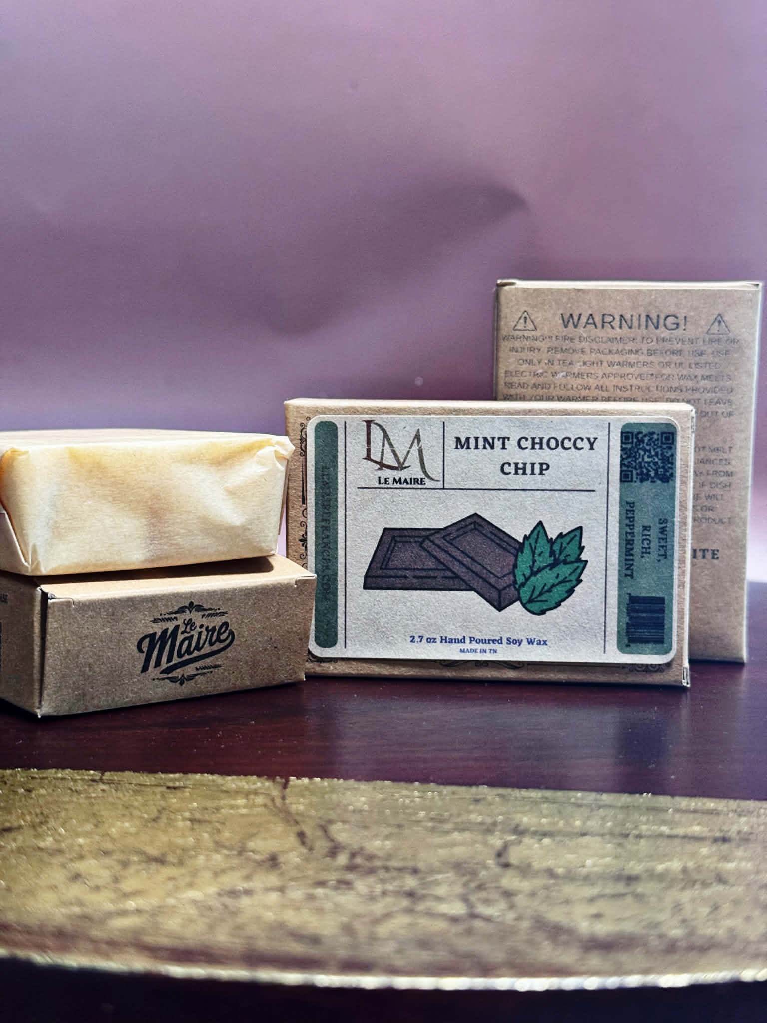 Soy Wax Melt: Mint Choccy Chip | Le MaireWax MeltLe Maire