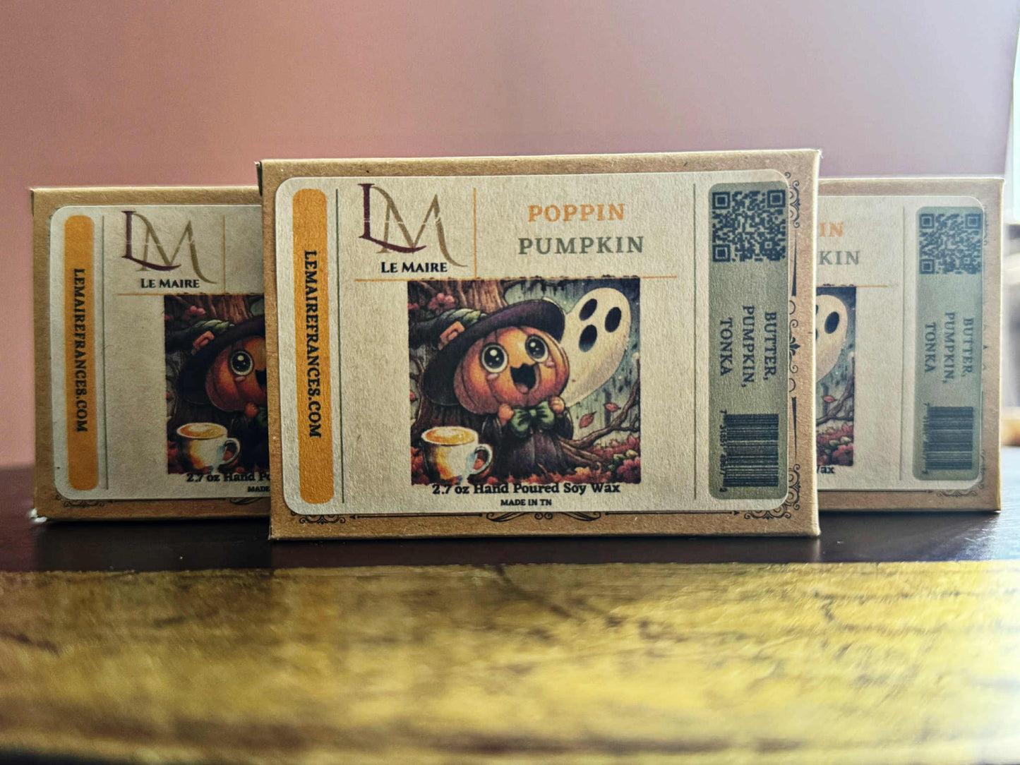 Soy Wax Melt: Poppin Pumpkin | Le MaireWax MeltLe Maire