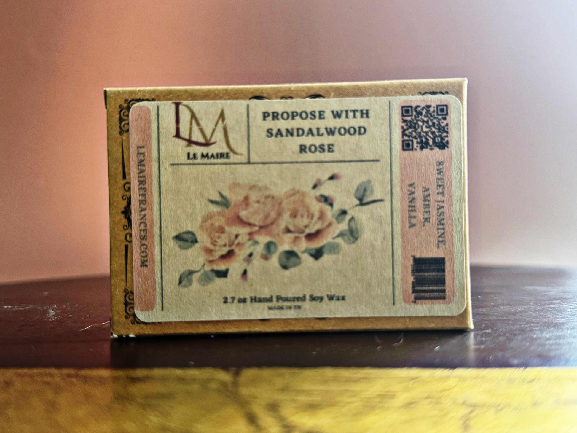 Soy Wax Melt: Propose with Sandalwood Rose | Le MaireWax MeltLe Maire
