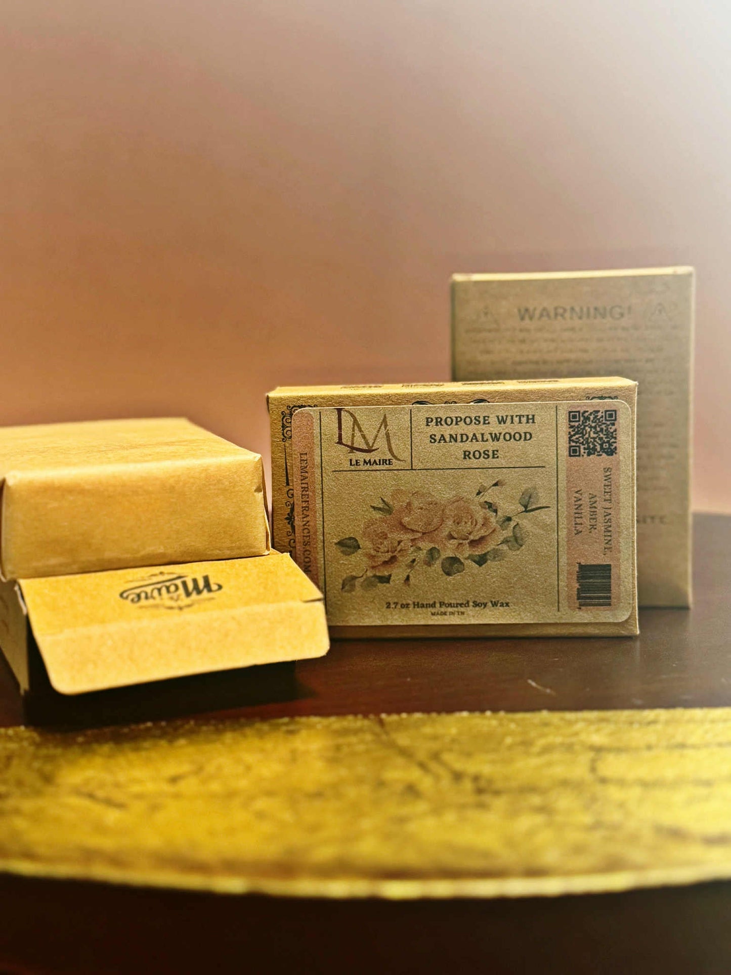Soy Wax Melt: Propose with Sandalwood Rose | Le MaireWax MeltLe Maire