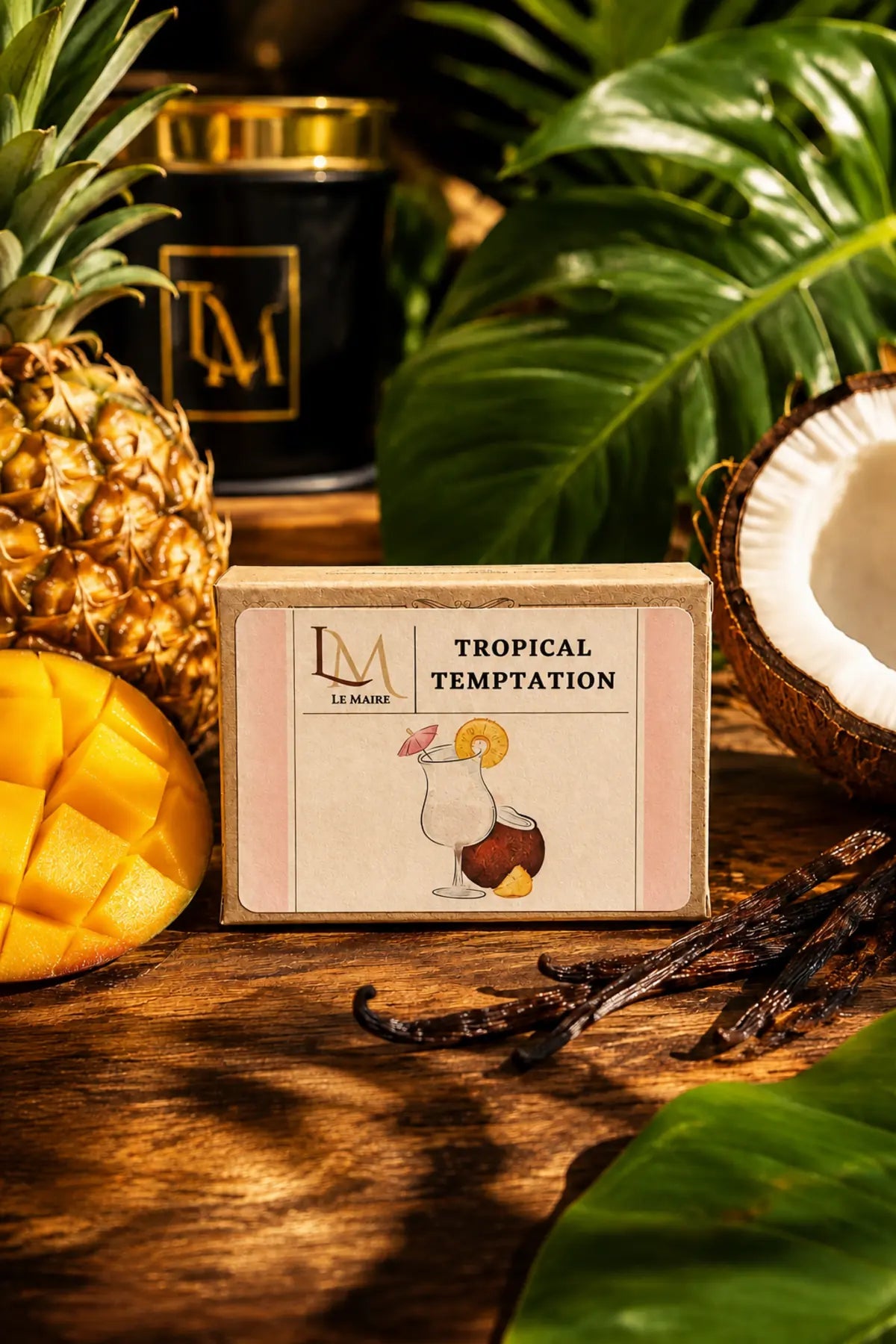 Tropical Temptation handmade soy wax melt product image | Le Maire